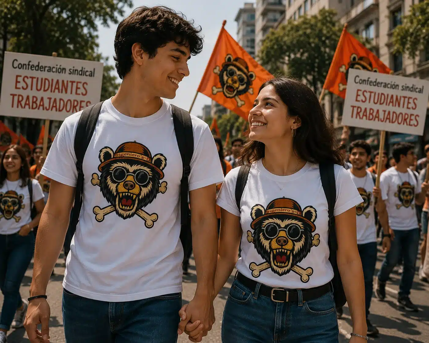 Camisas Confederación de estudiantes Trabajadores